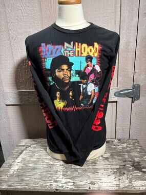 Ice Cube Boyz N the Hood Long sleeve T-Shirt Size Small rap hip hop shirt